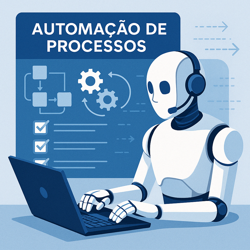Interface de ERP automatizando processos empresariais